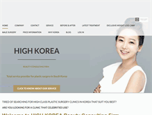 Tablet Screenshot of highkorea.com
